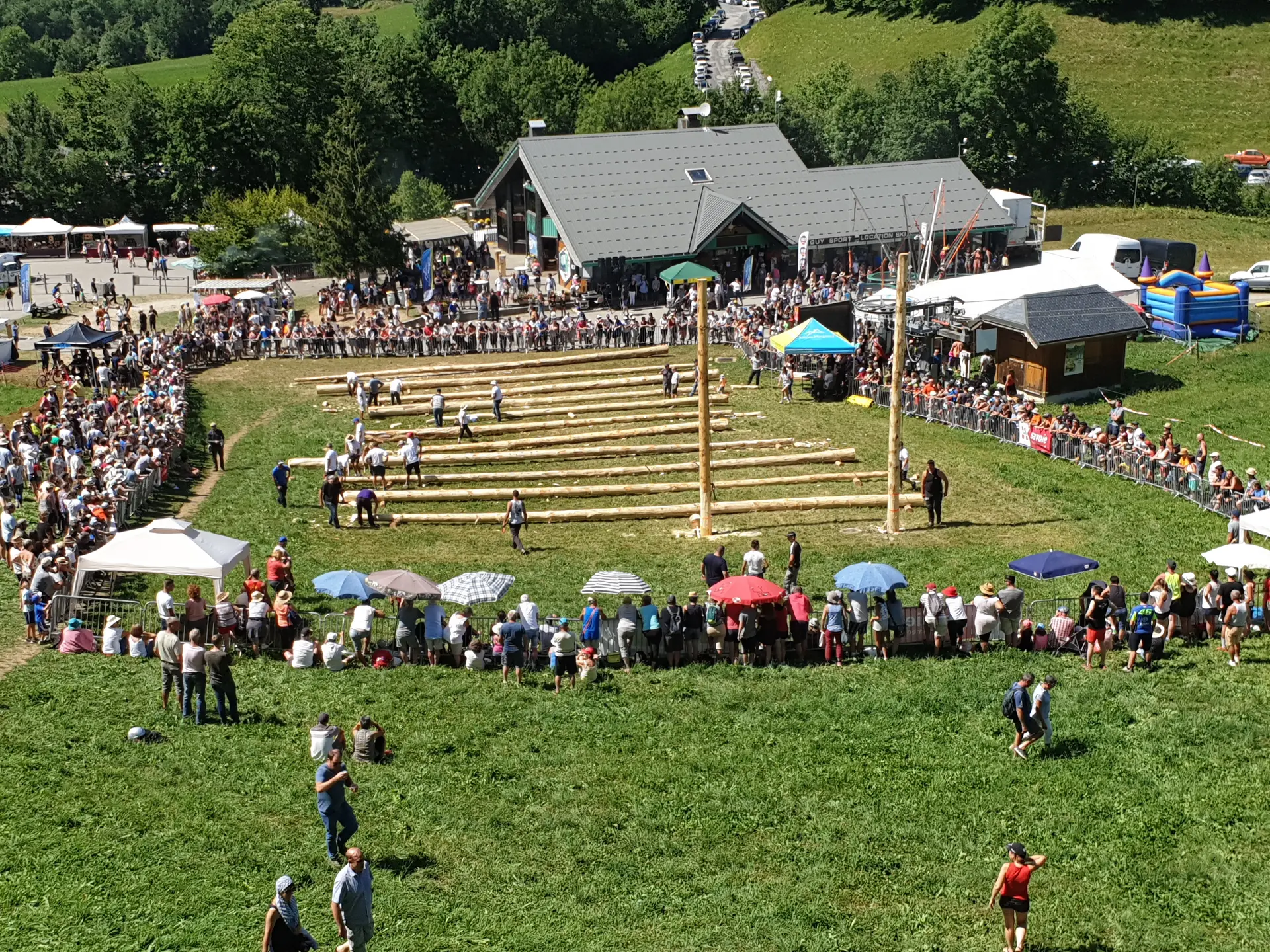 Concours de bûcherons