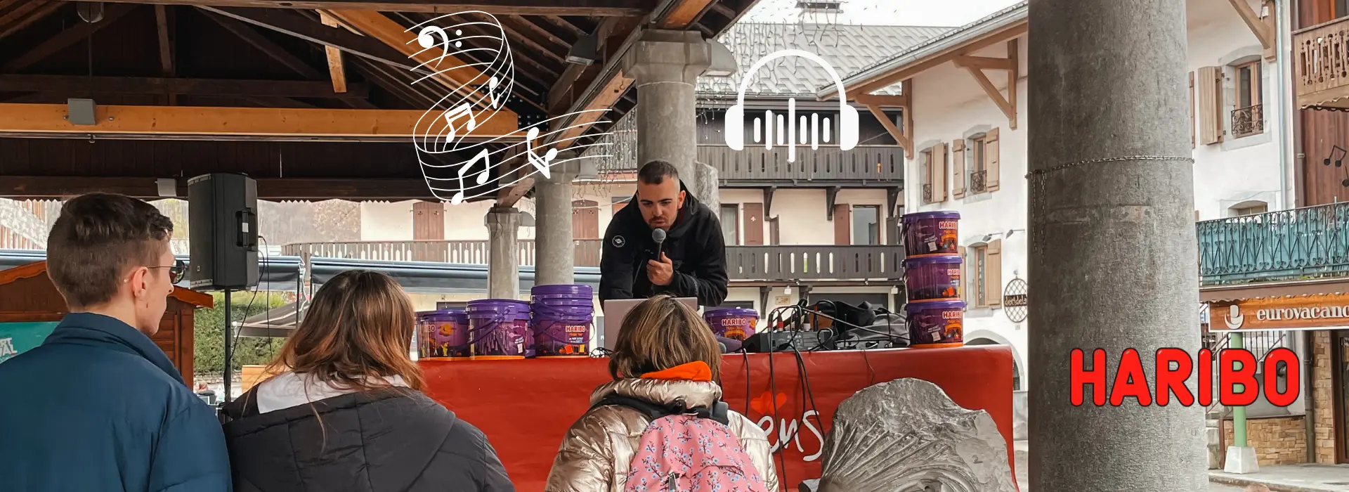 Blind test à Samoëns pour gagner des bonbons HARIBO®