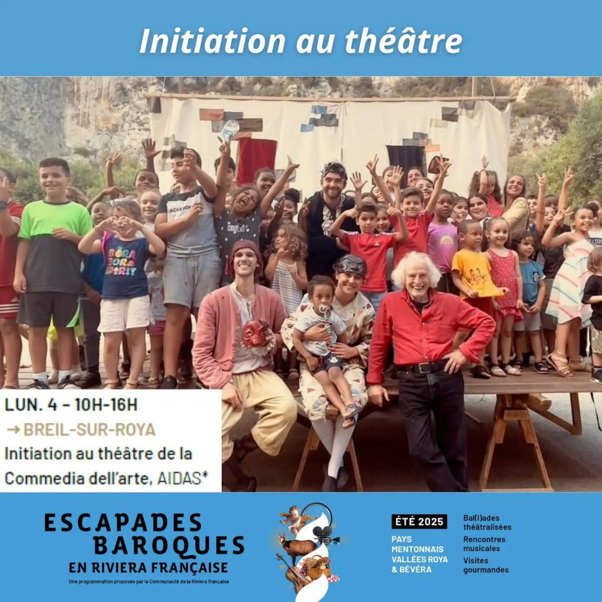 Initiation au théâtre par la Cie AIDAS