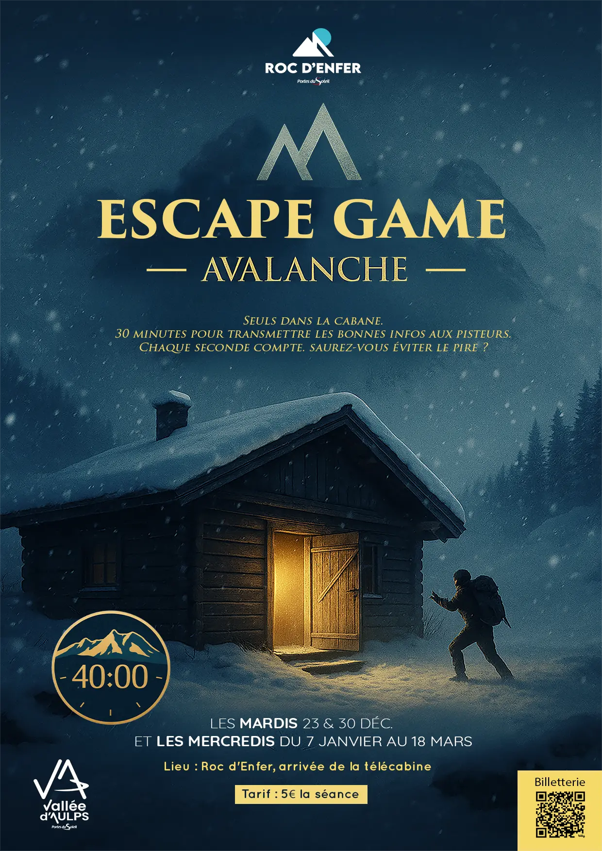 Escape game au Roc d'Enfer.
