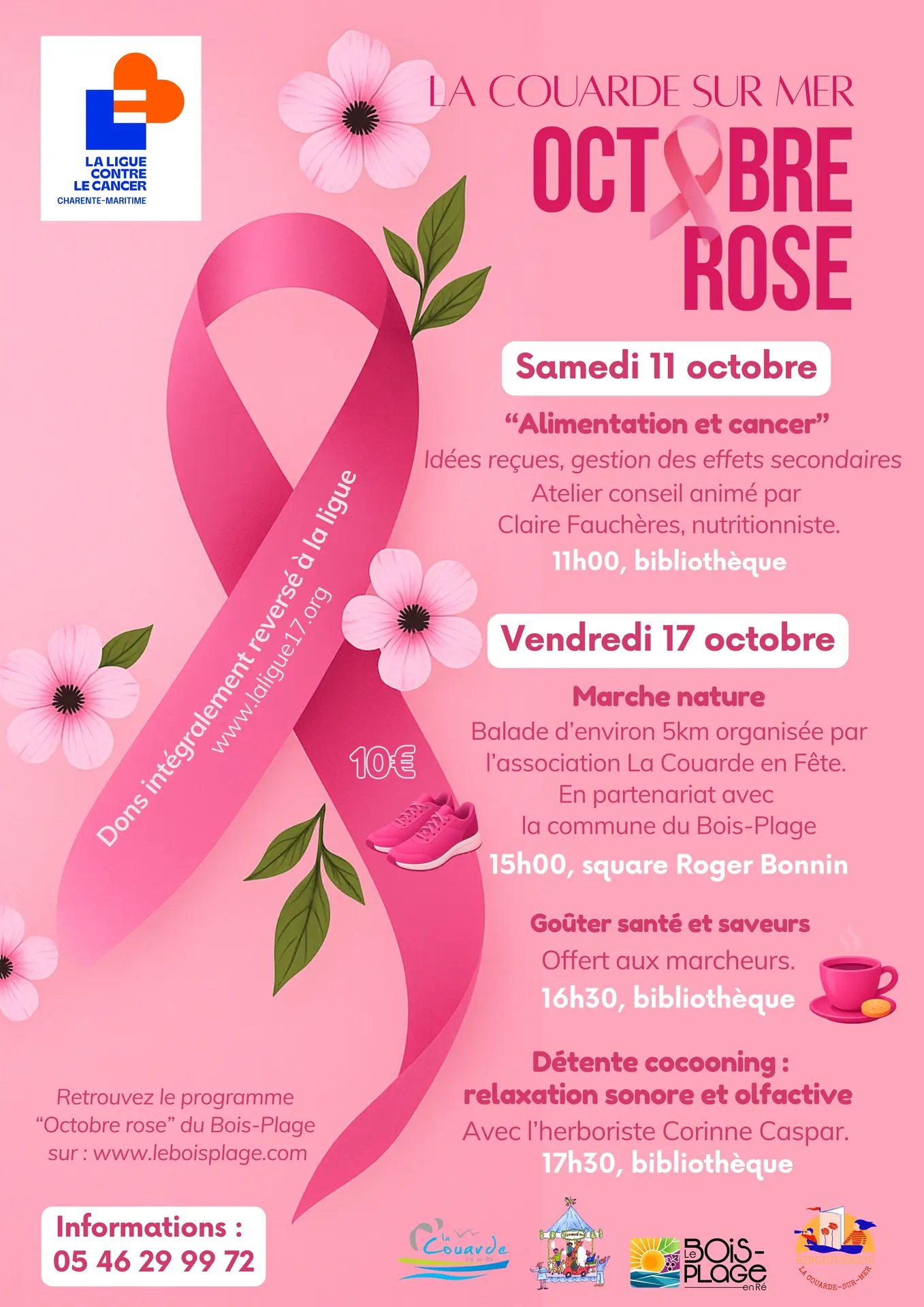 Octobre rose  Marche nature La Couarde-sur-Mer