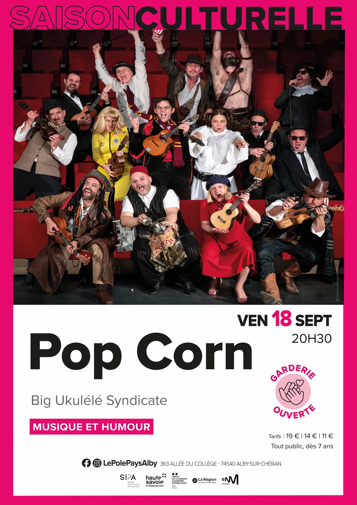 Spectacle : Pop Corn_Alby-sur-Chéran