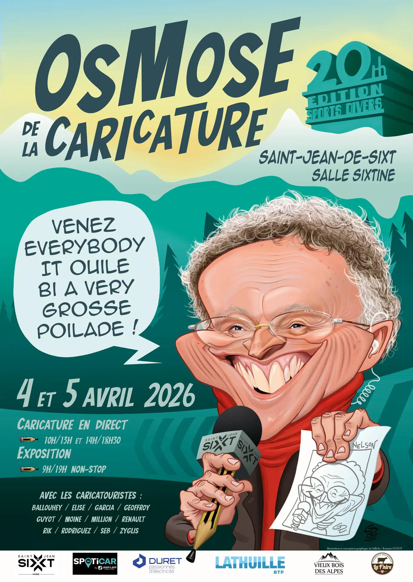 Informations pratiques du festival de la carciature
