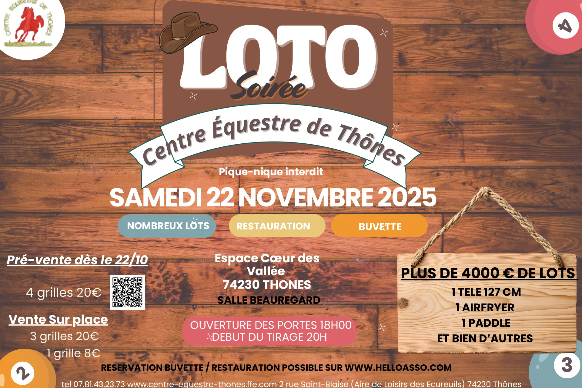 Loto du centre équestre_Thônes