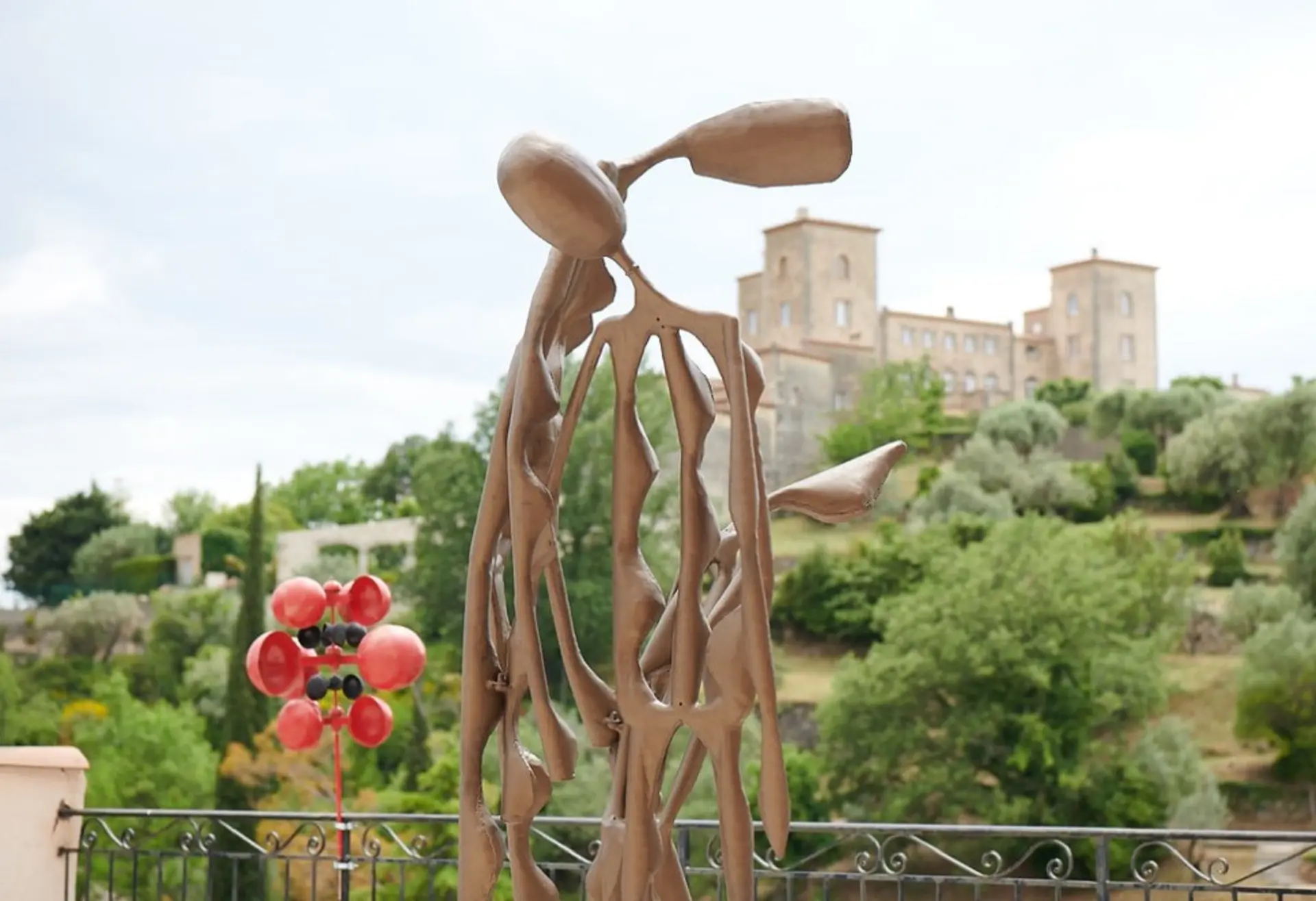 Sur la terrasse du Musée