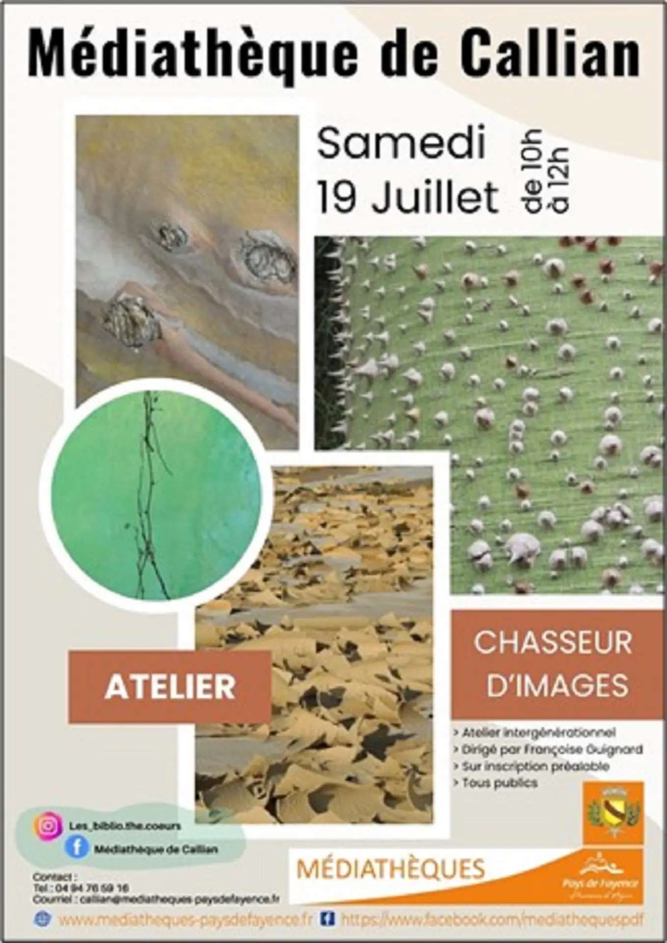 Atelier chasseur d'images