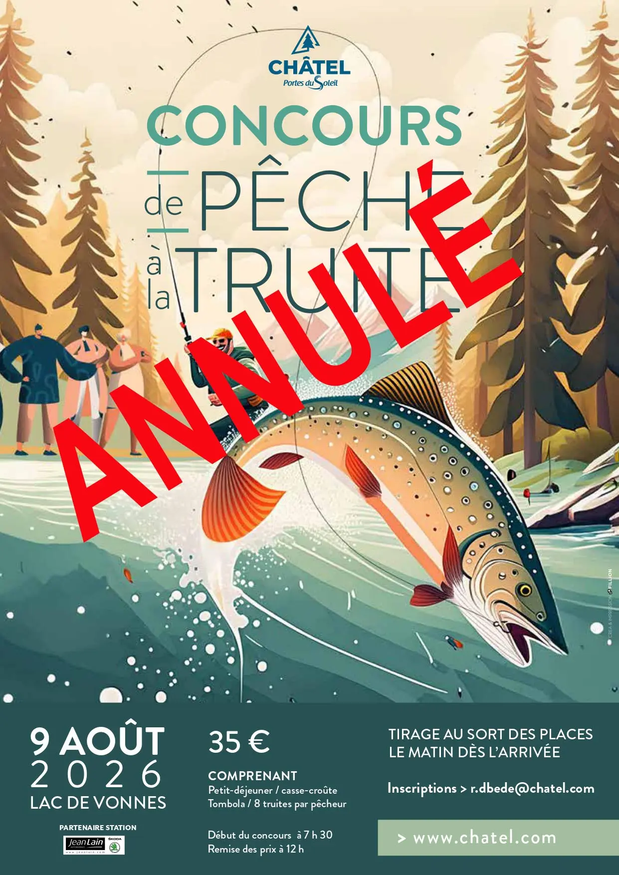 Annulé - Concours de pêche