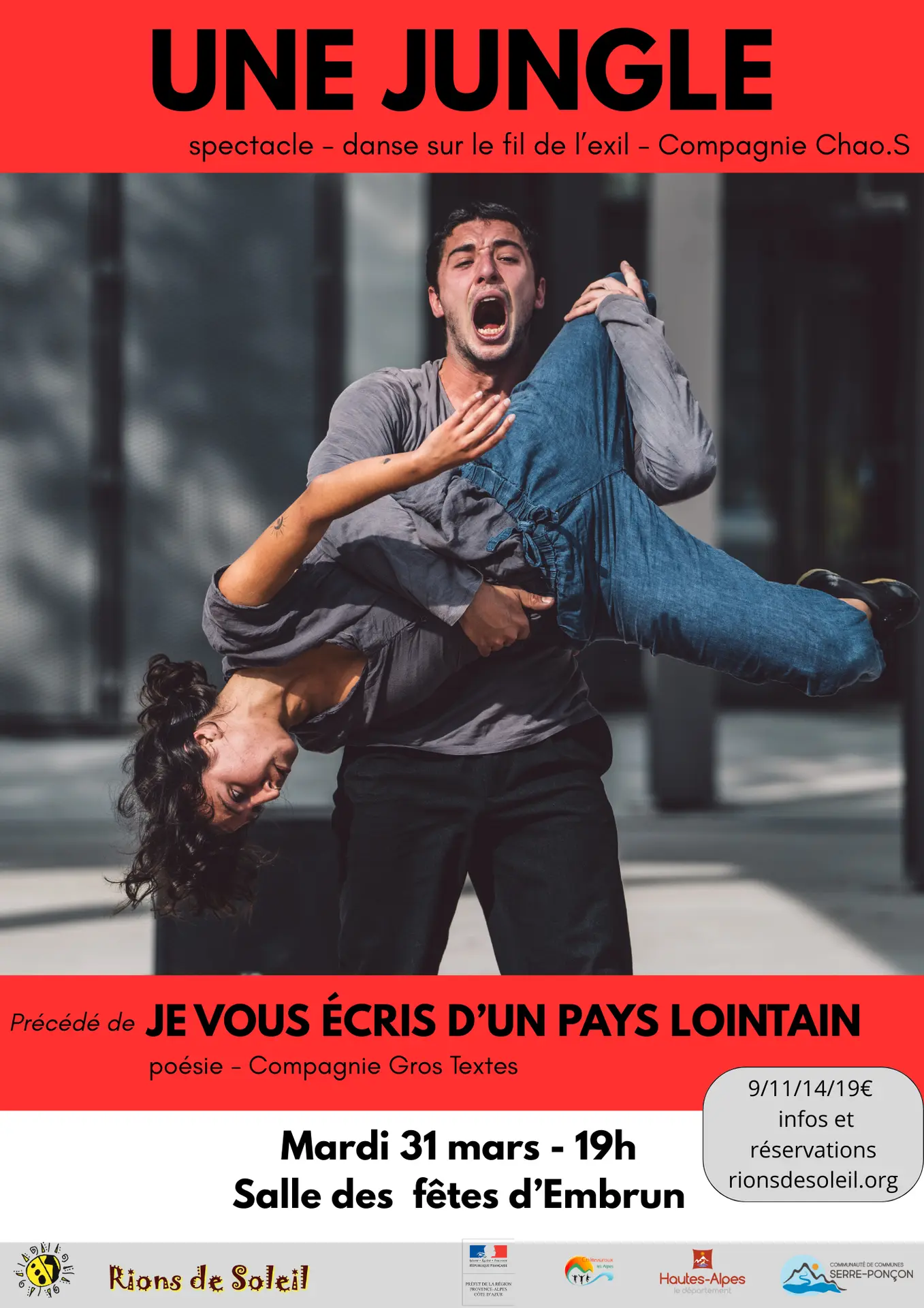 Poésie et spectacle Une Jungle EMBRUN