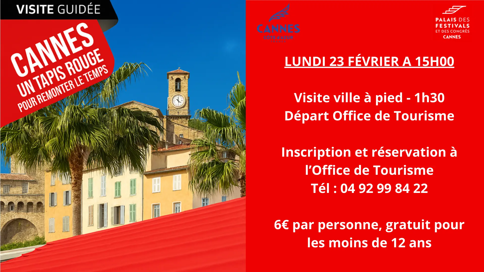 Visite guidée Cannes, un tapis rouge pour remonter le temps_Cannes