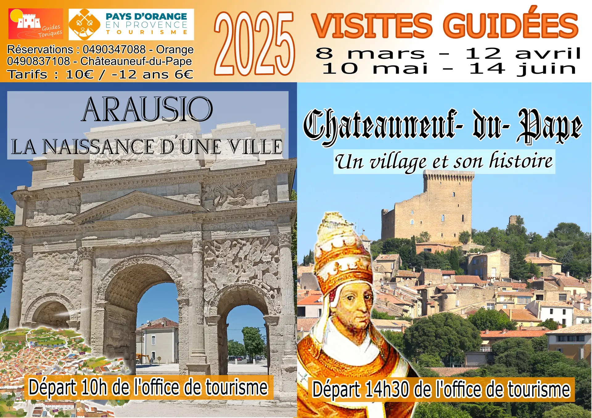 Les 2 visites du patrimoine