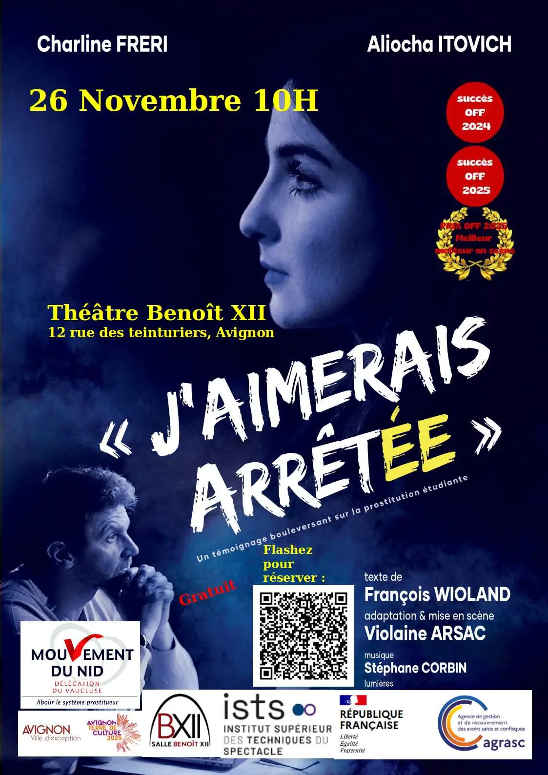 J'aimerais arrêtée