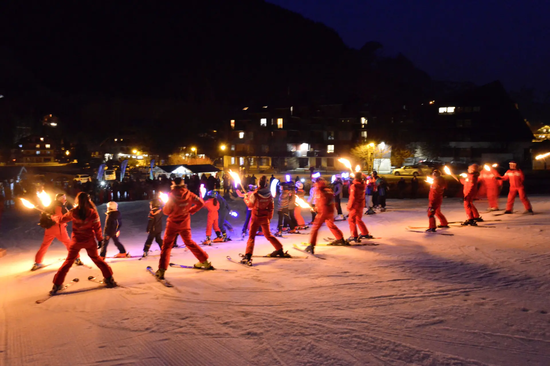 Photo descente aux flambeaux Abondance