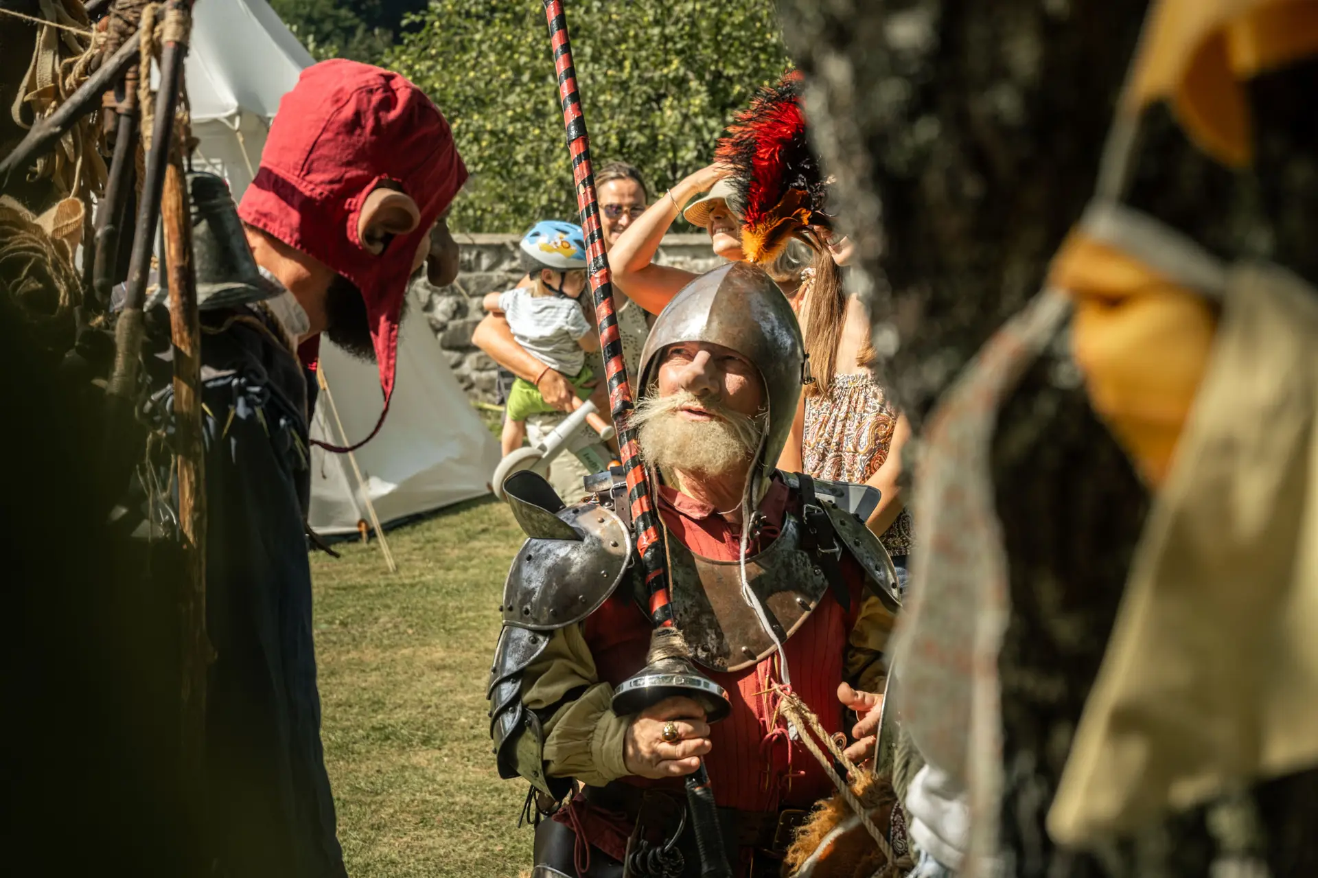 Jousting and medieval ambience