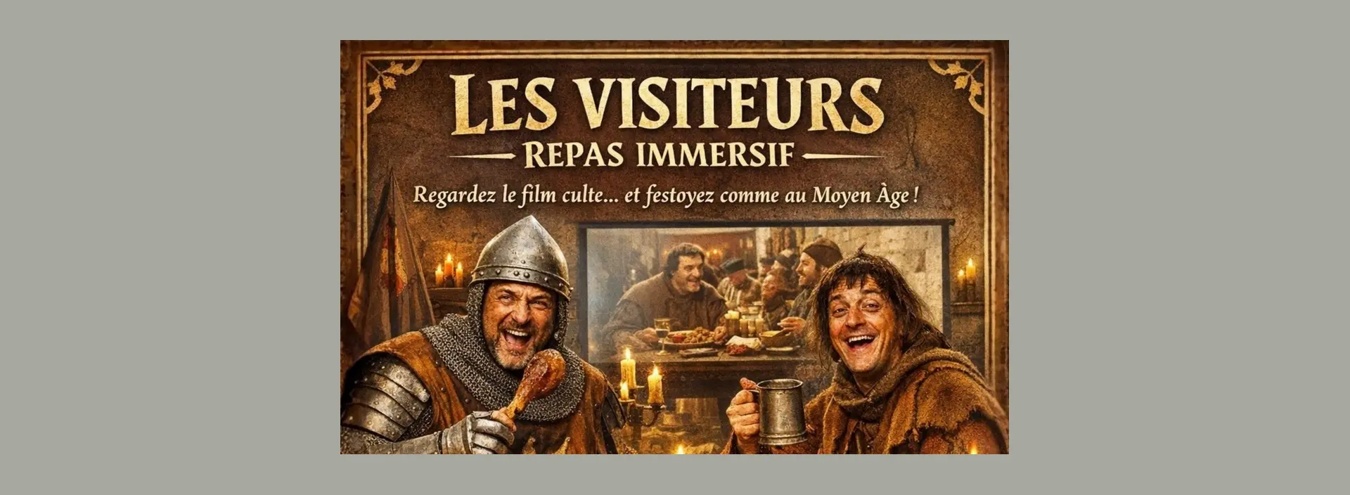 Vignette Soirée repas cinéma : Les Visiteurs à Mouriès 10.04.26