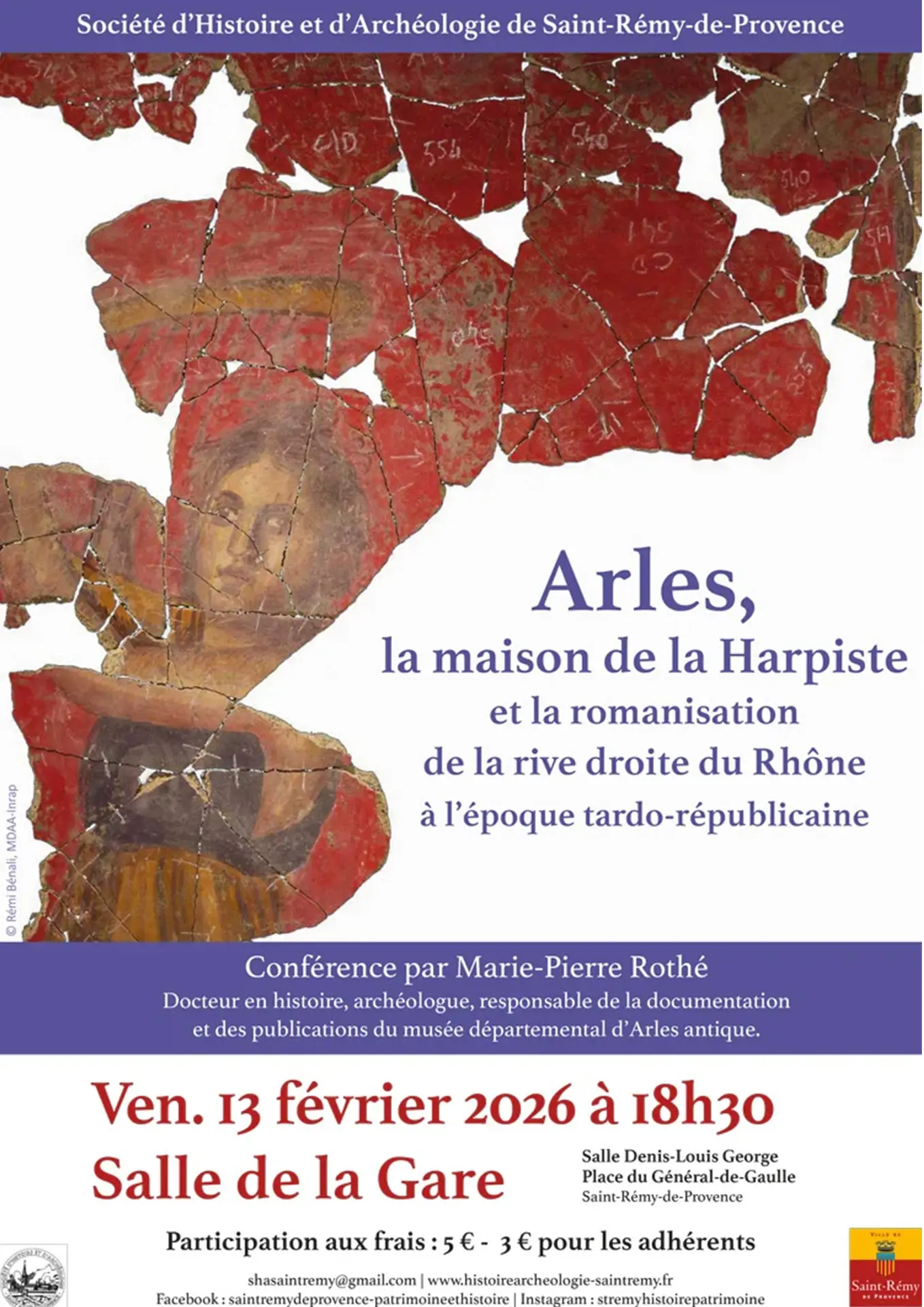 Conference sur Arles a Saint remy de provence