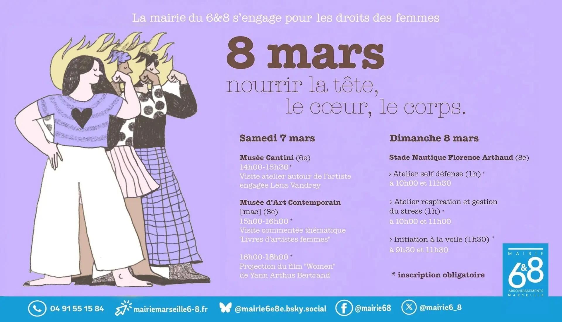 visuel avec dessin de 3 femmes