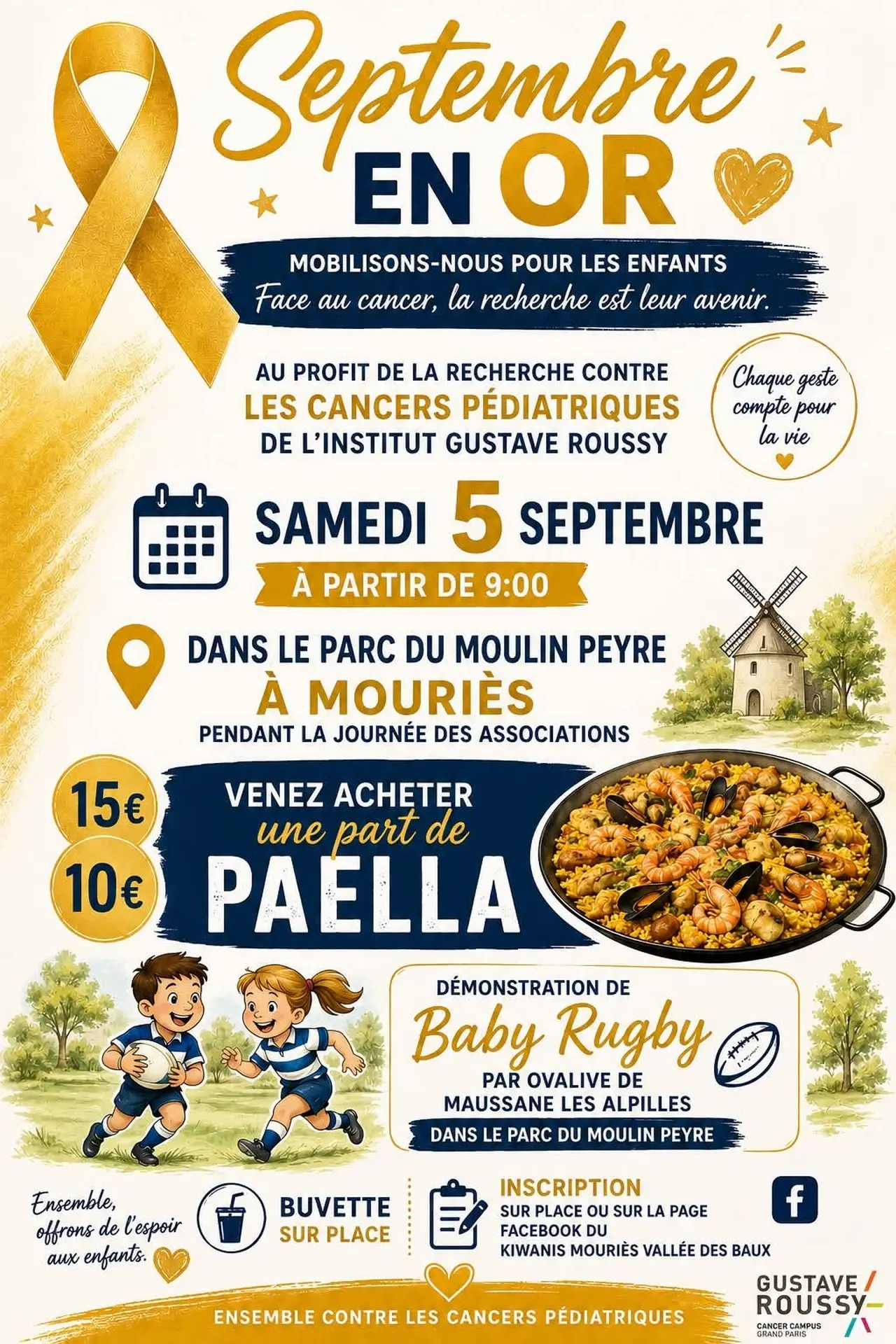 Affiche Septembre en or à Mouriès 05.09.26
