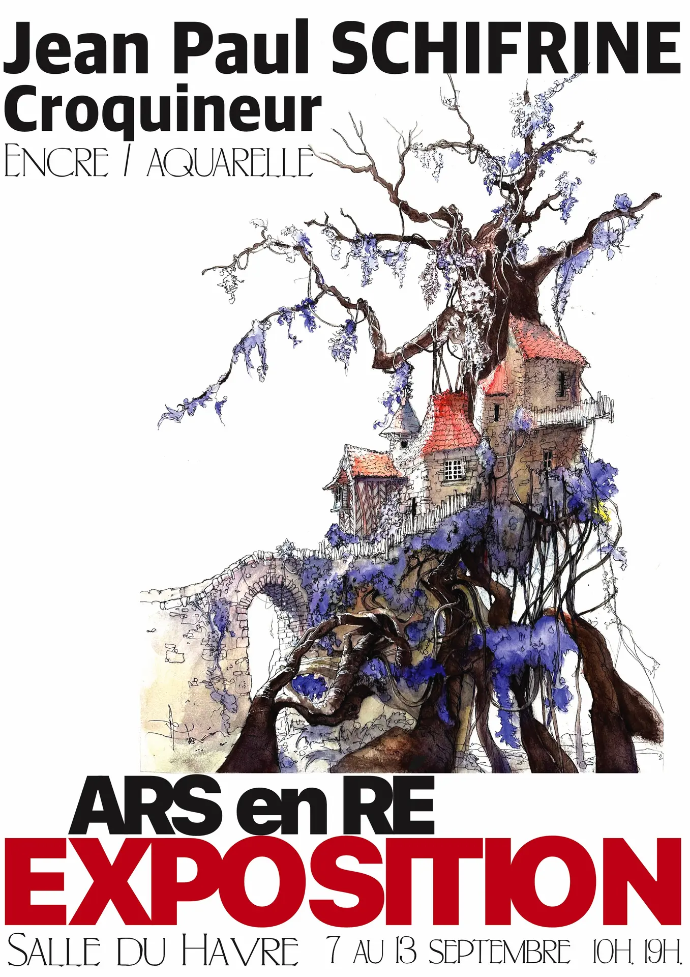 Affiche de l'exposition Jean-Paul Schifrine