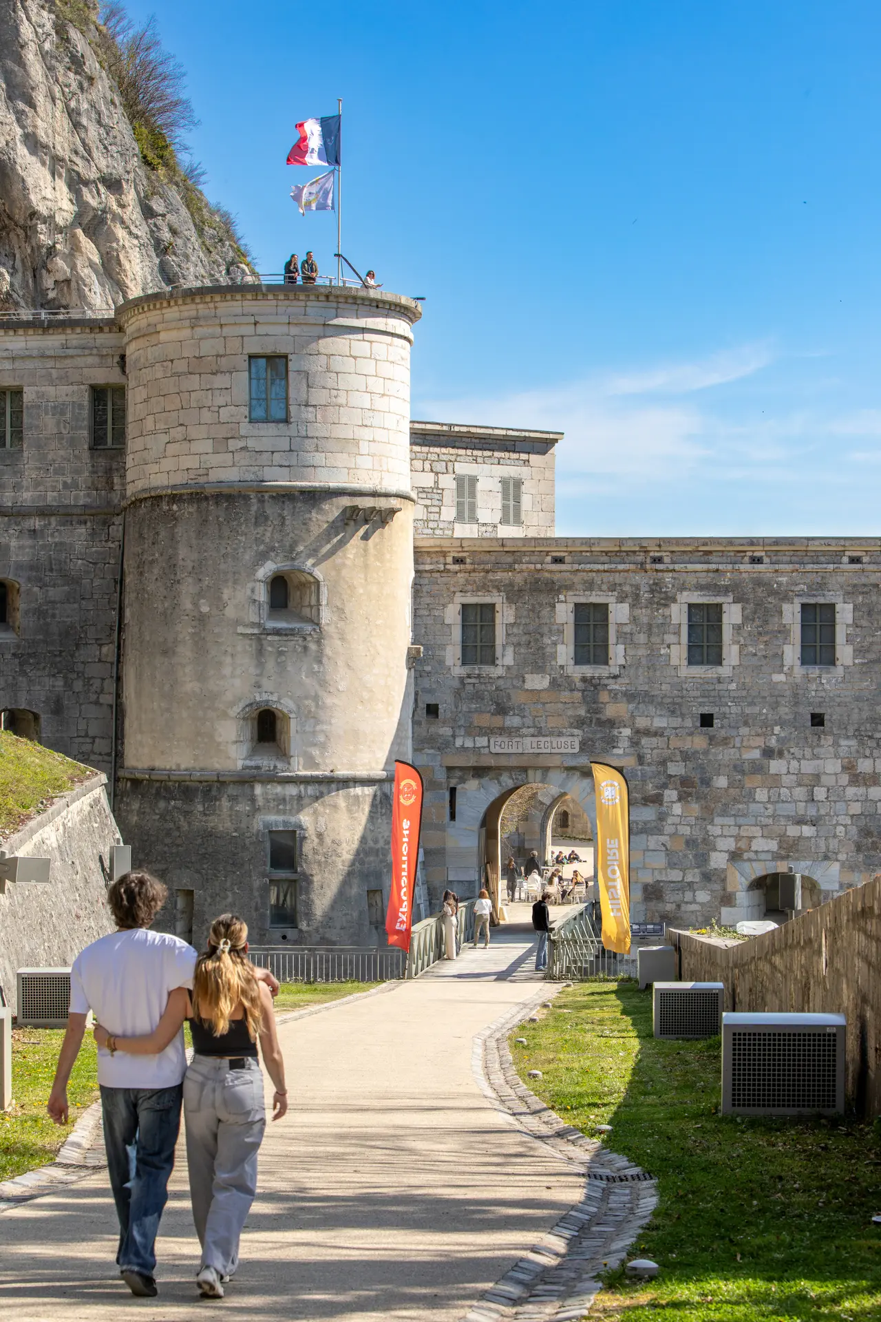 avant la fermeture du Fort pour la période hivernale