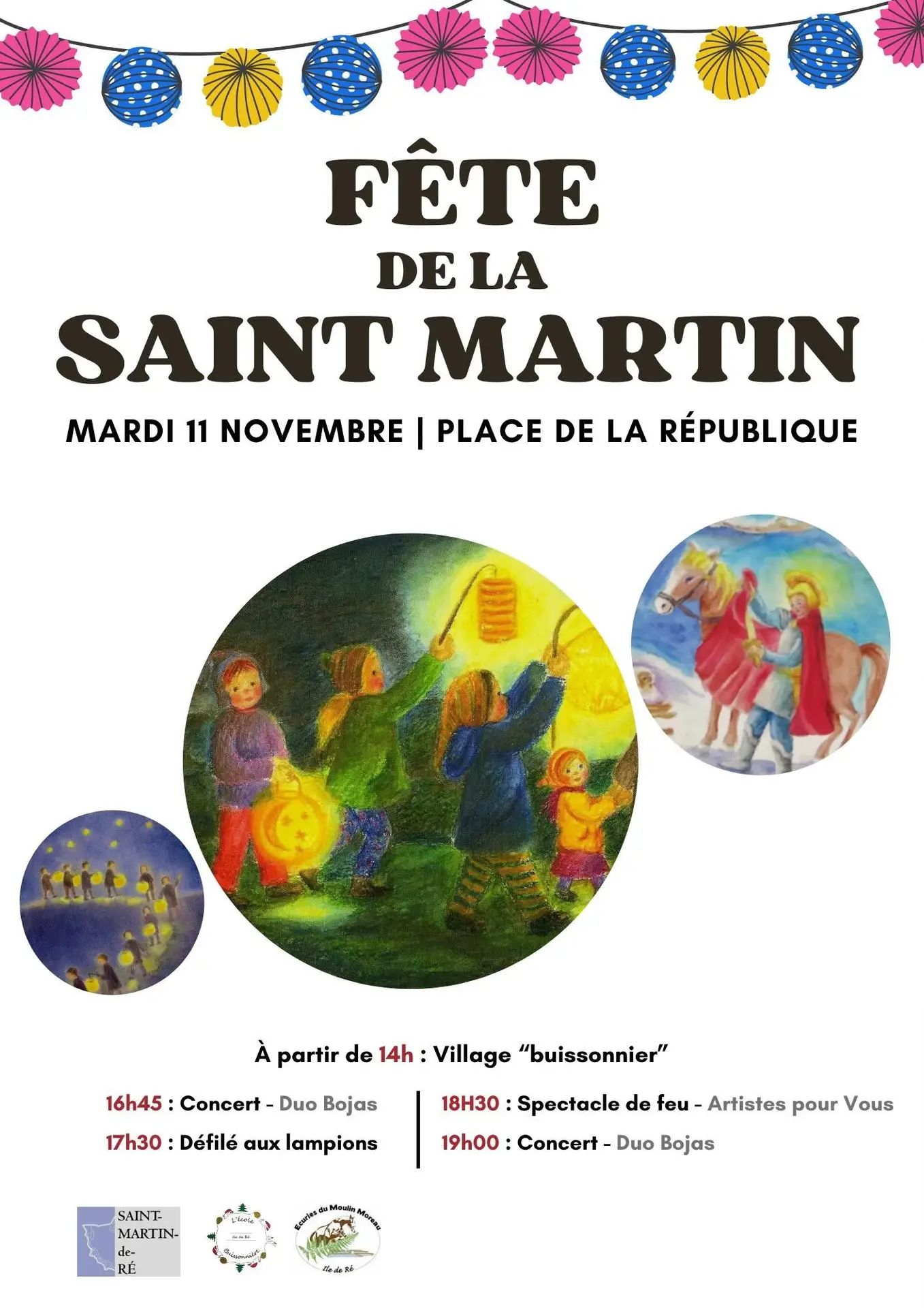 Affiche fête de la Saint-Martin
