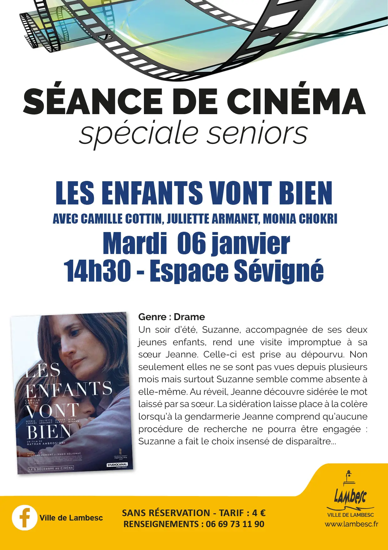 Ciné Seniors - Les enfants vont bien_Lambesc