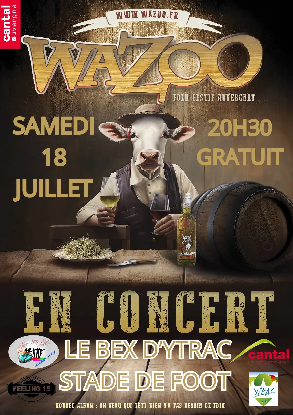 Wazoo en concert au Bex d'Ytrac