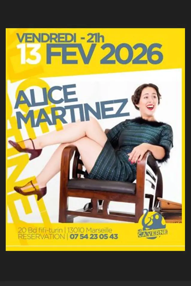Concert d'Alice Martinez à la Caverne Jazz