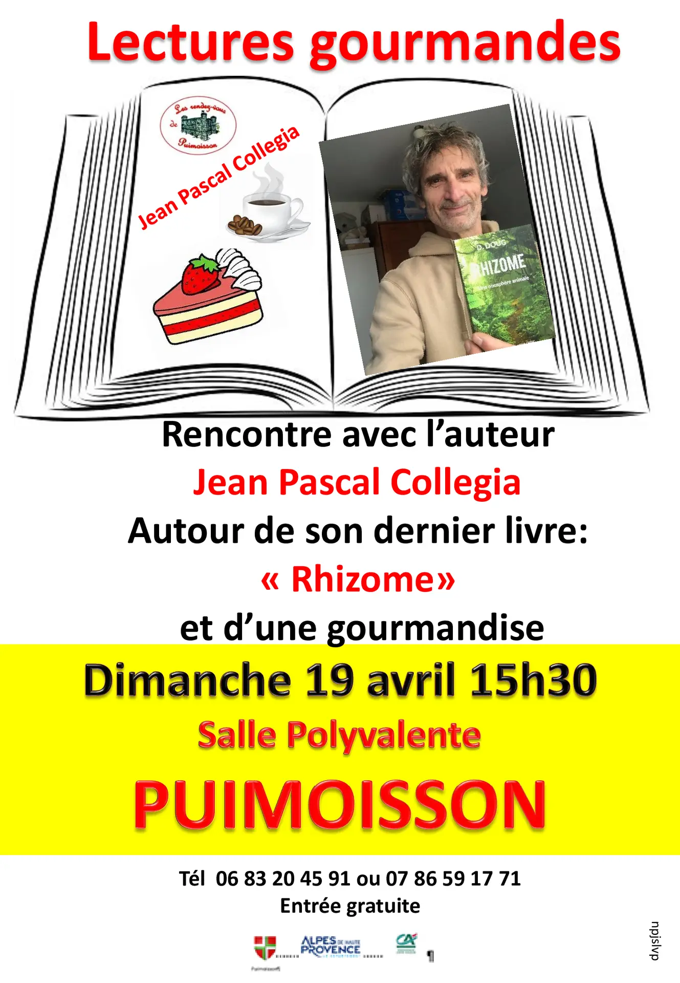 Lectures Gourmandes - Rencontre avec Jean pascal Collegia_Puimoisson