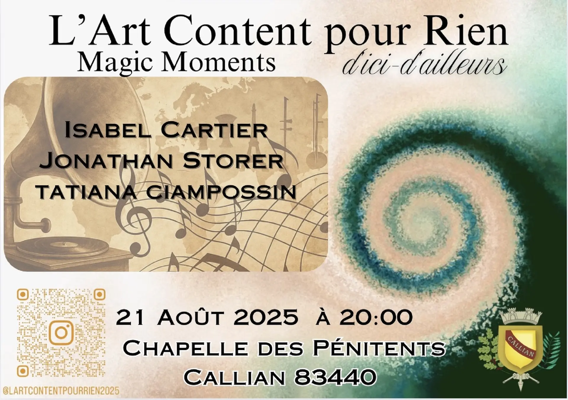 21 aout  Concert Magics Moments