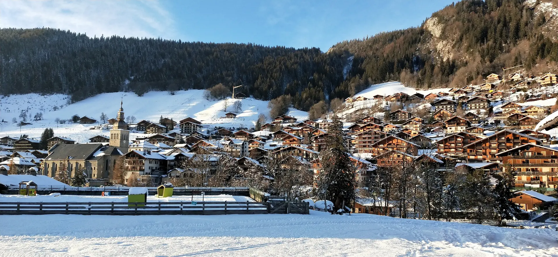 Vue Grand-Bornand Hiver