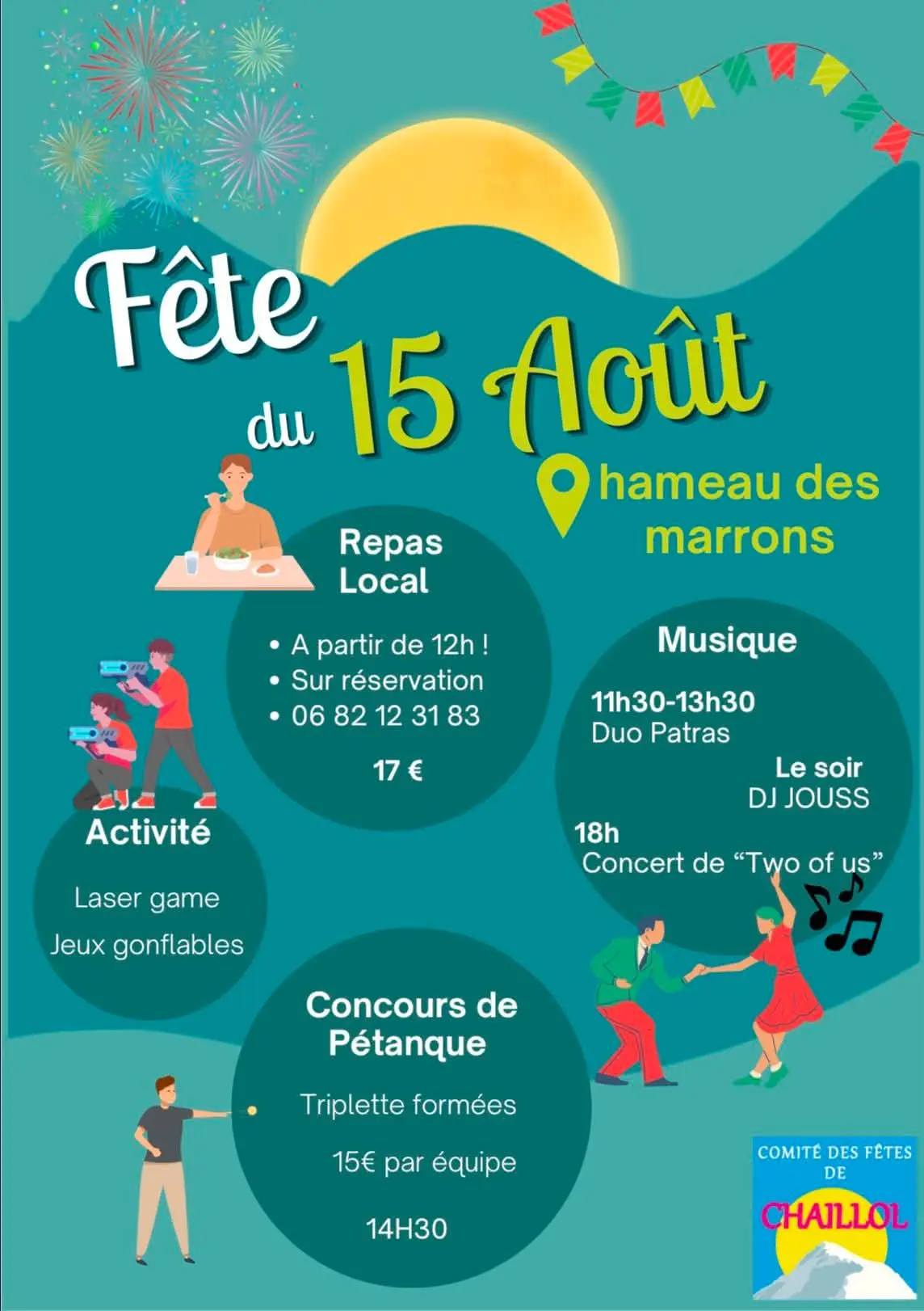 Fête du 15 Aout 2026 - Hameau des Marrons