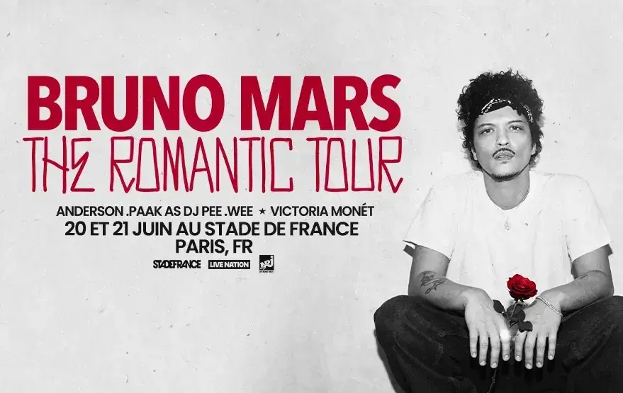Concert de Bruno Mars au Stade de France