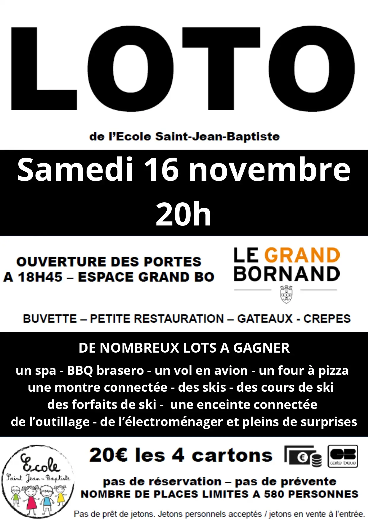 Loto de l'Ecole Saint-Jean-Baptiste_Le Grand-Bornand
