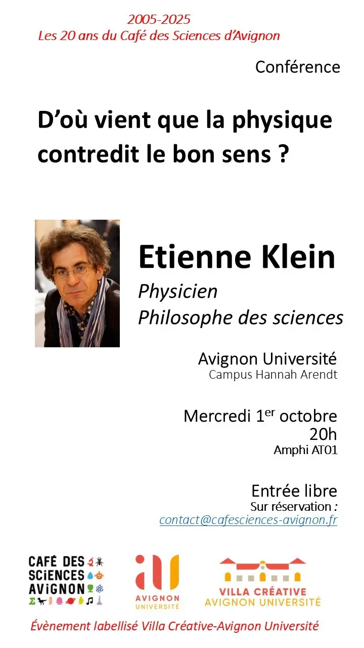 D’où vient que la physique contredit le bon sens ?_Avignon