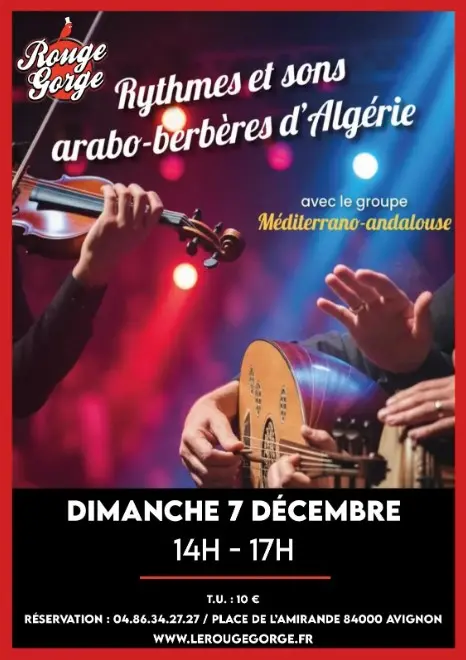 Rythmes et sons arabo-berbères d’Algérie_Avignon
