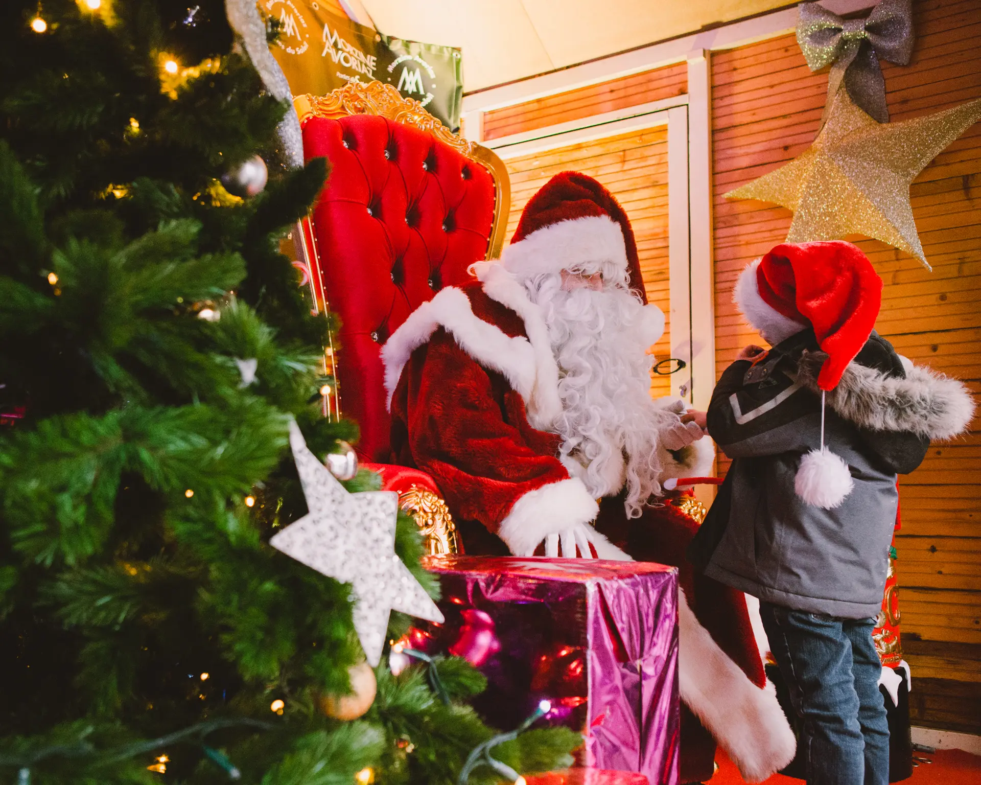 rencontre pere noel morzine