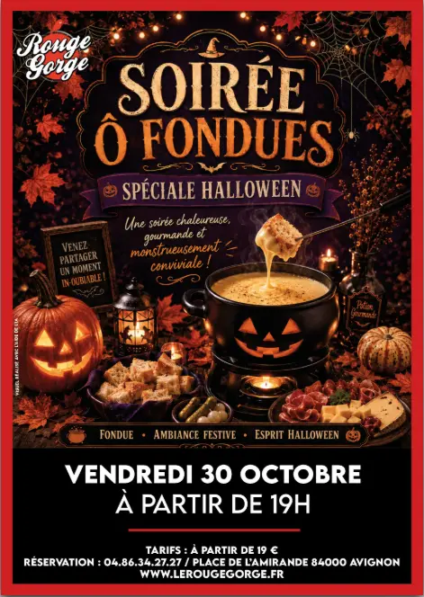 Soirée Ô Fondues spéciale Halloween_Avignon