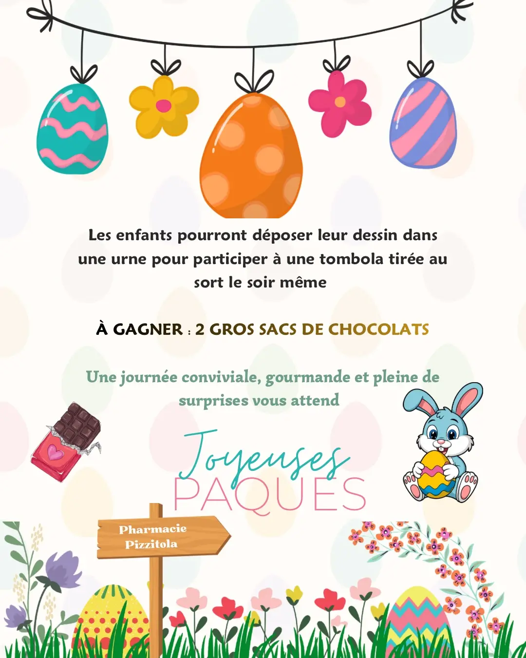 Evénement spécial Pâques à la pharmacie Pizzitola_Le Cannet