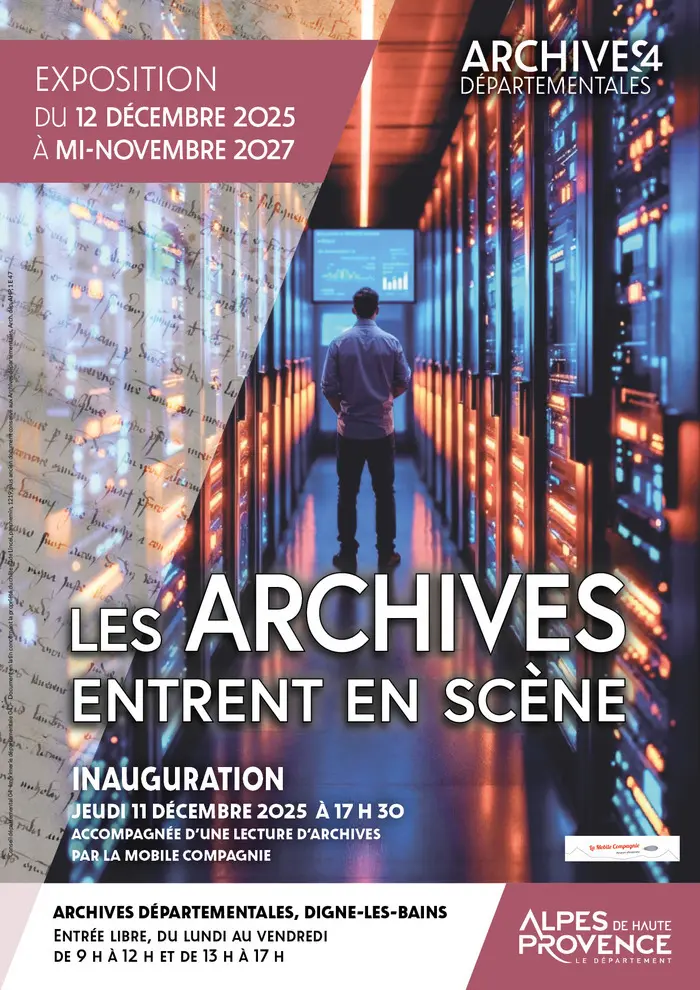 Lecture d'archives par les comédiens de La Mobile Compagnie