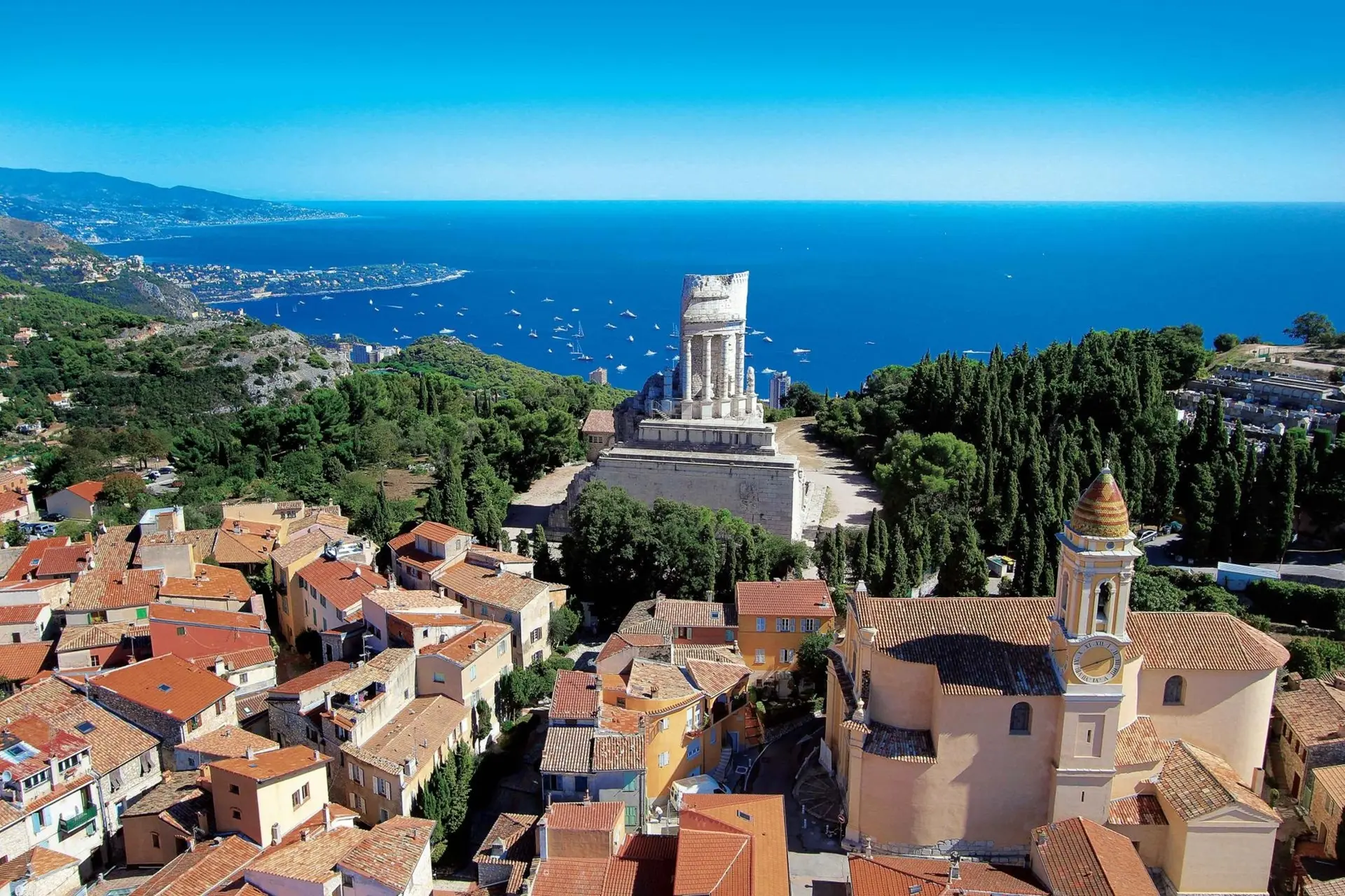 Vue du trophé d'auguste