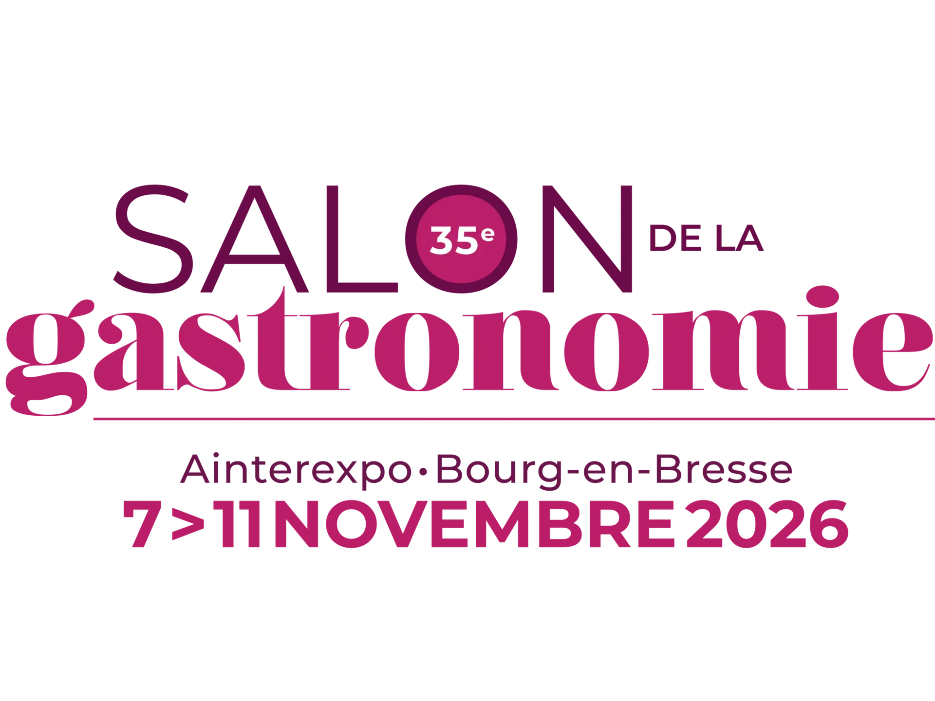 Visuel 2026_Salon de la gastronomie