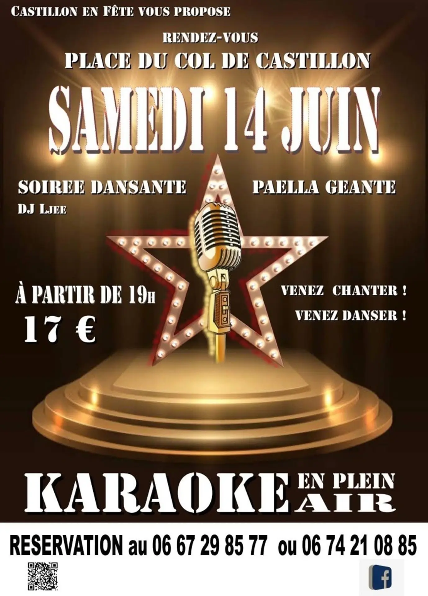 Affiche de la manifestation