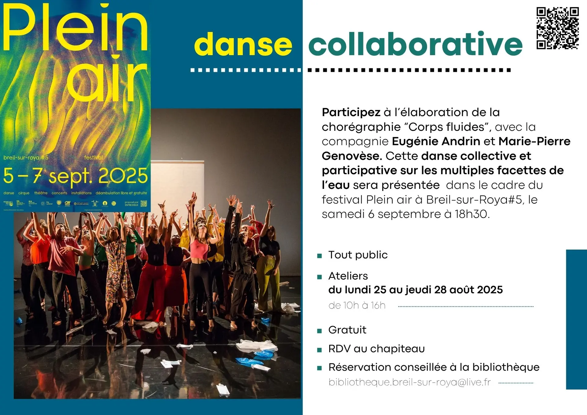 Atelier danse collaborative - festival Plein air