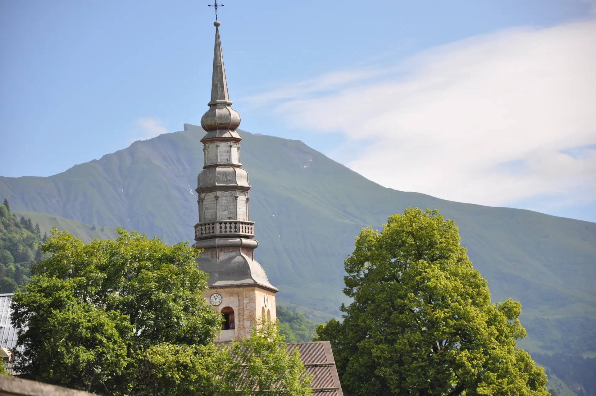 Clocher de l'église d'Hauteluce
