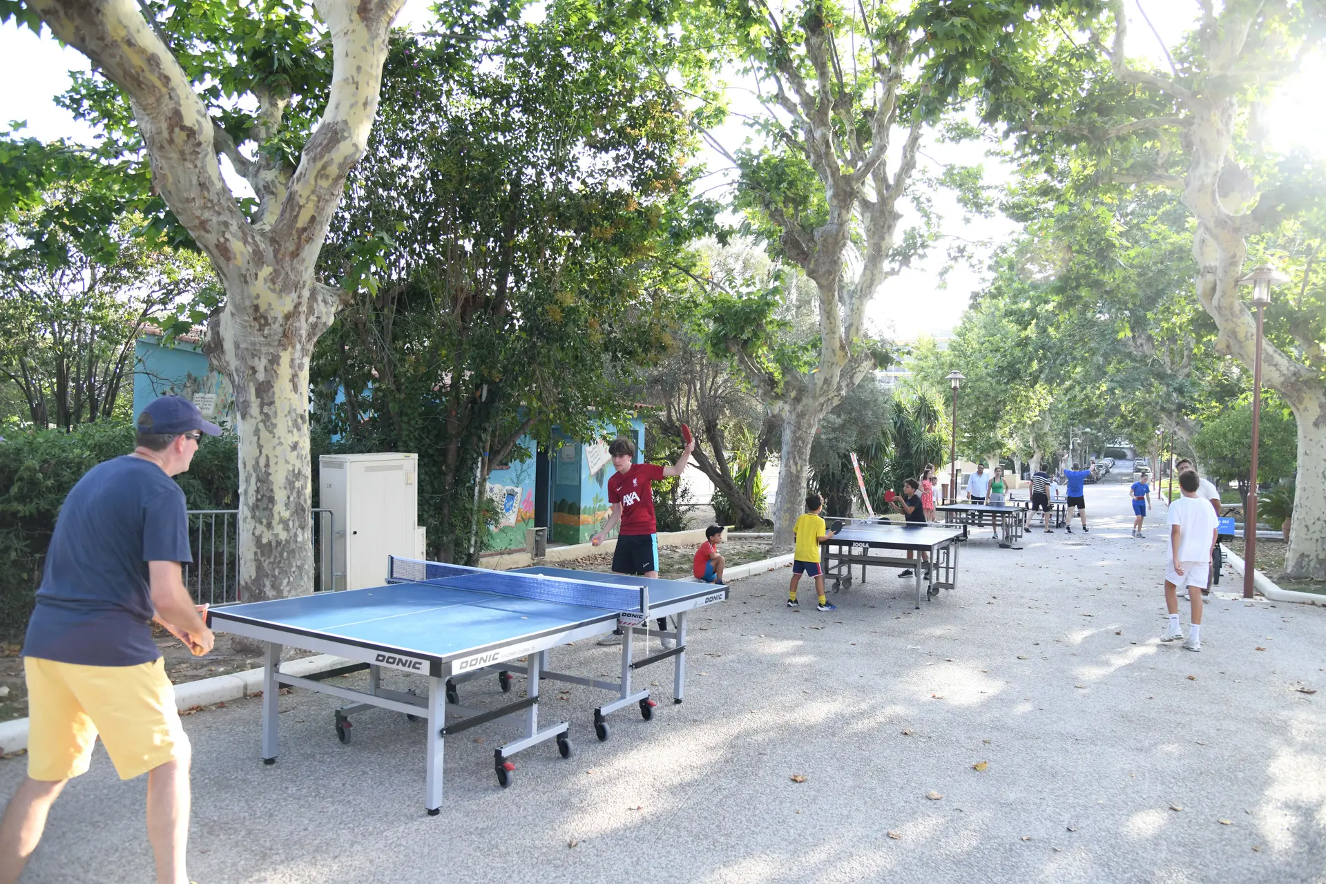 animation d'été ping pong le cannet