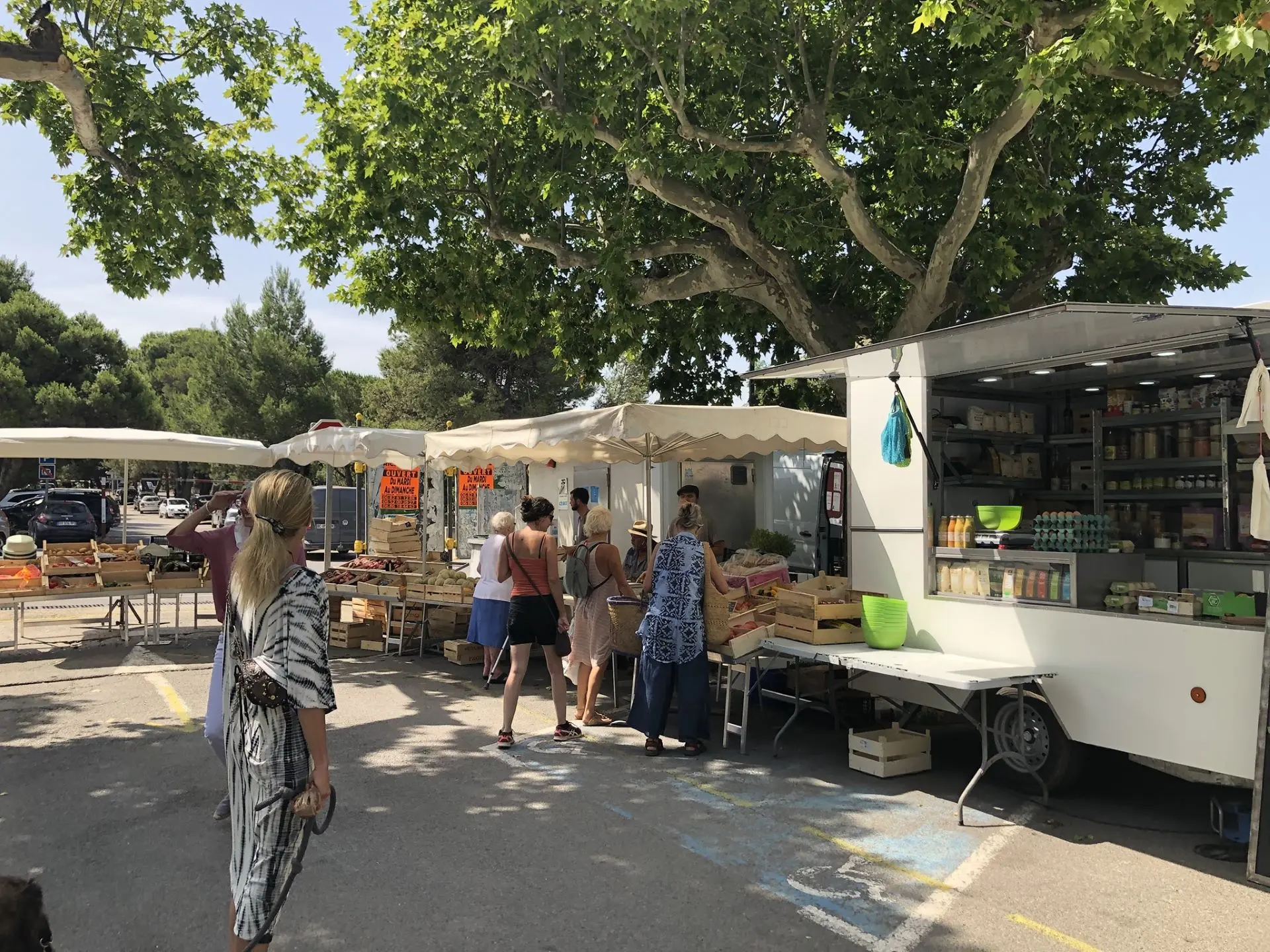 Marché provençal Fontvieille
