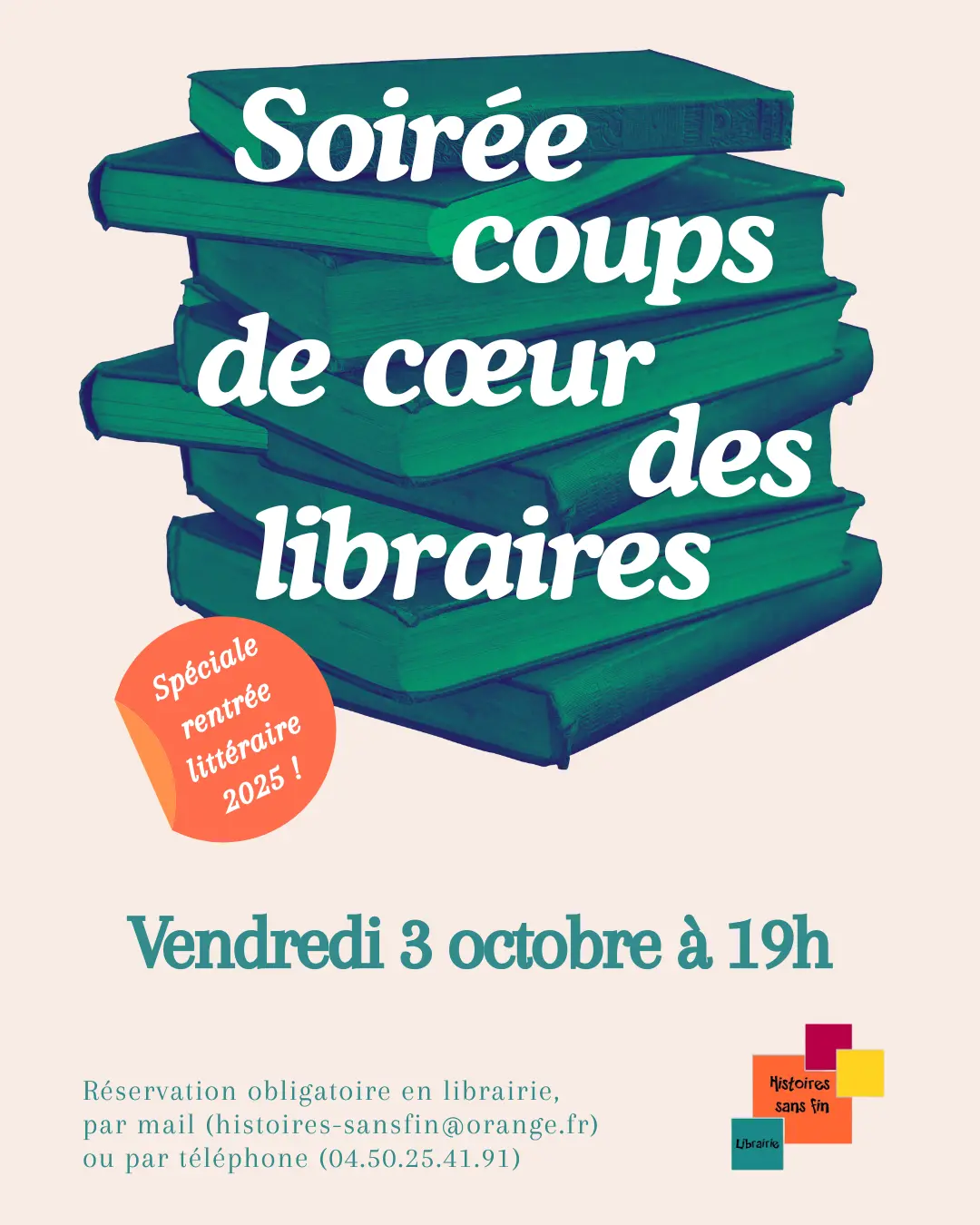 Soirée coups de cœur des libraires