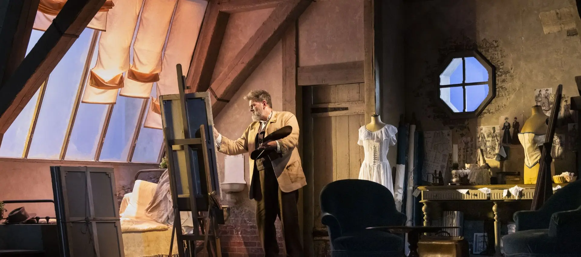 Théâtre : Dans les yeux de monet avec tristan petitgirard et clovis cornillac_Sainte-Maxime