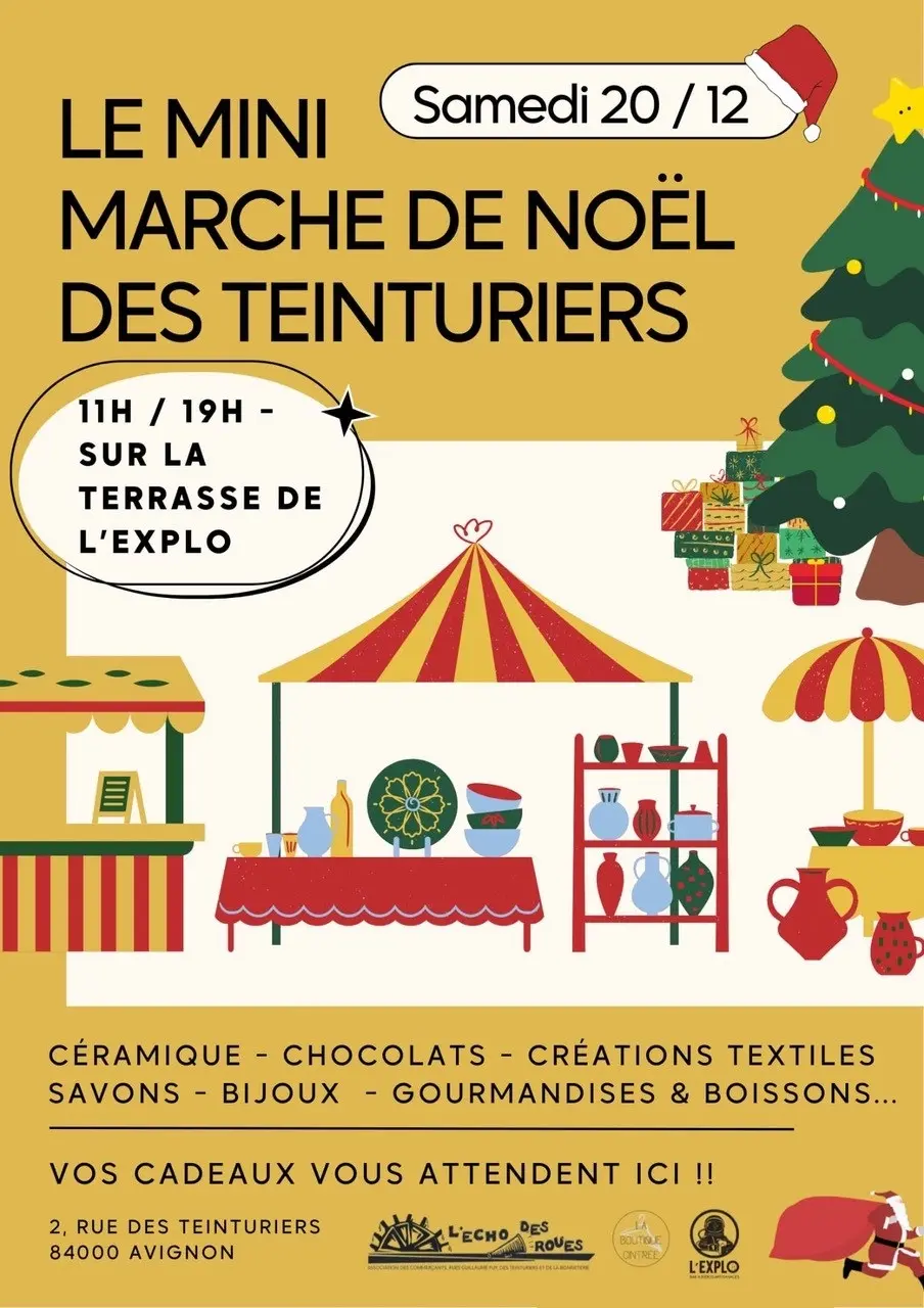 Mini marché de Noël des Teinturiers_Avignon