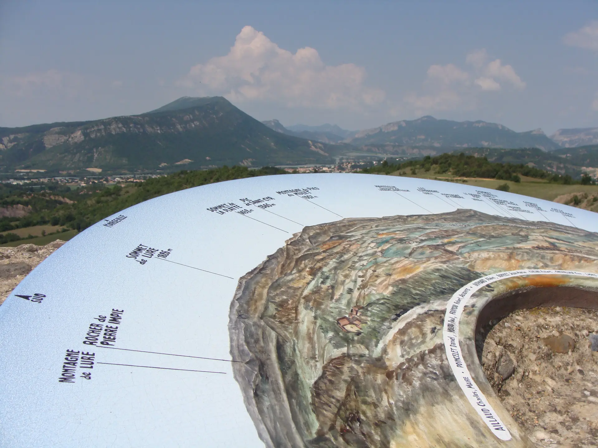 Table d'orientation Upaix